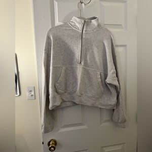 Aerie Crop Quarter Zip sweatshirt